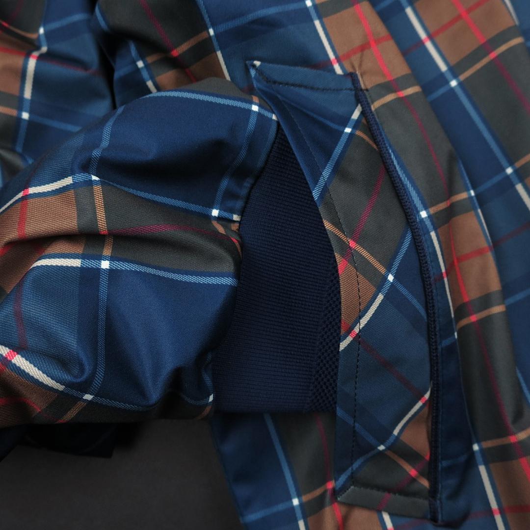 adabat 撥水 ターターンチェック柄 スウィングトップ M