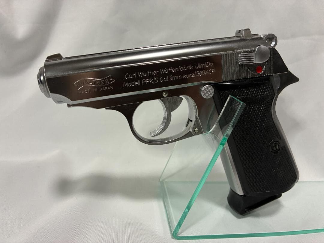 マルゼン　ワルサー　ニューPPK/S　ステンレスシルバー　ガスブローバック