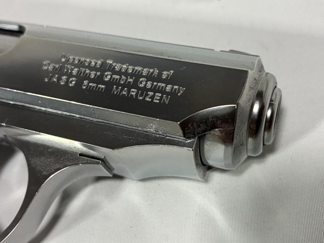 マルゼン　ワルサー　ニューPPK/S　ステンレスシルバー　ガスブローバック