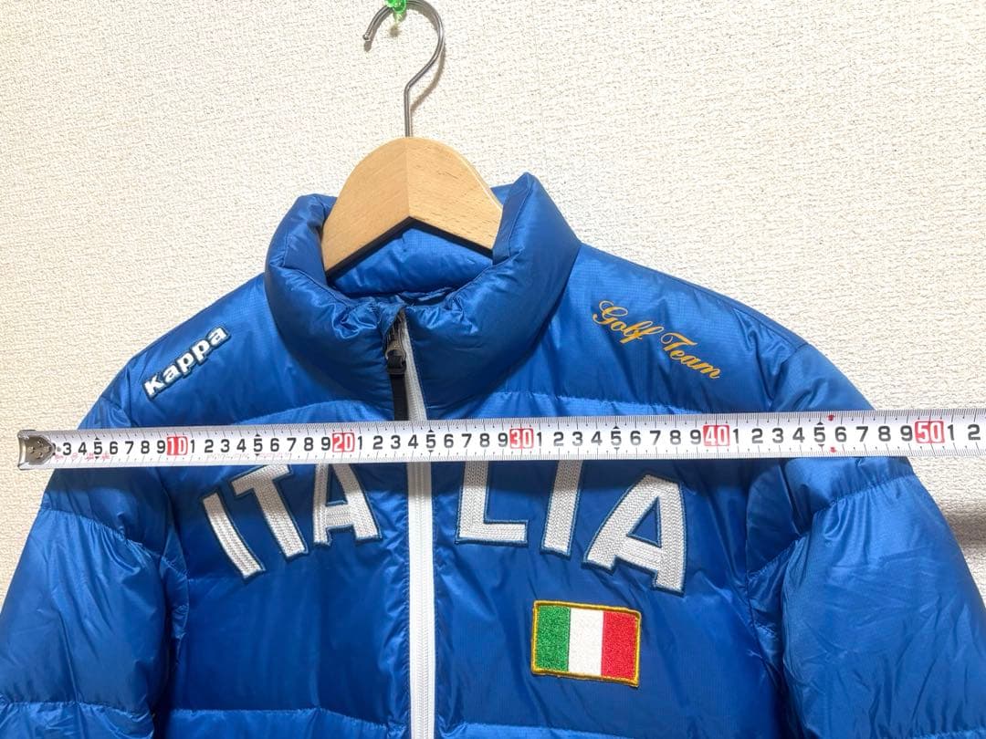 kappa golf イタリアロゴ刺繍ダウンジャケット