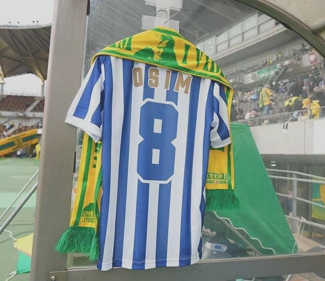 【新品未開封】ジェフ千葉 イビチャ・オシム 選手時代 復刻シャツ Lサイズ