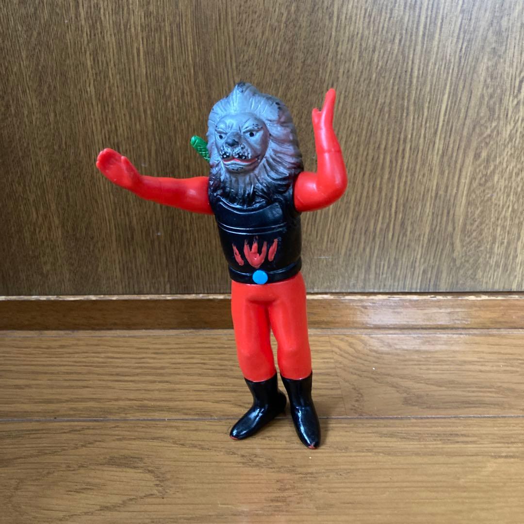 ライオン丸　ソフビ　当時モノ　1970年代