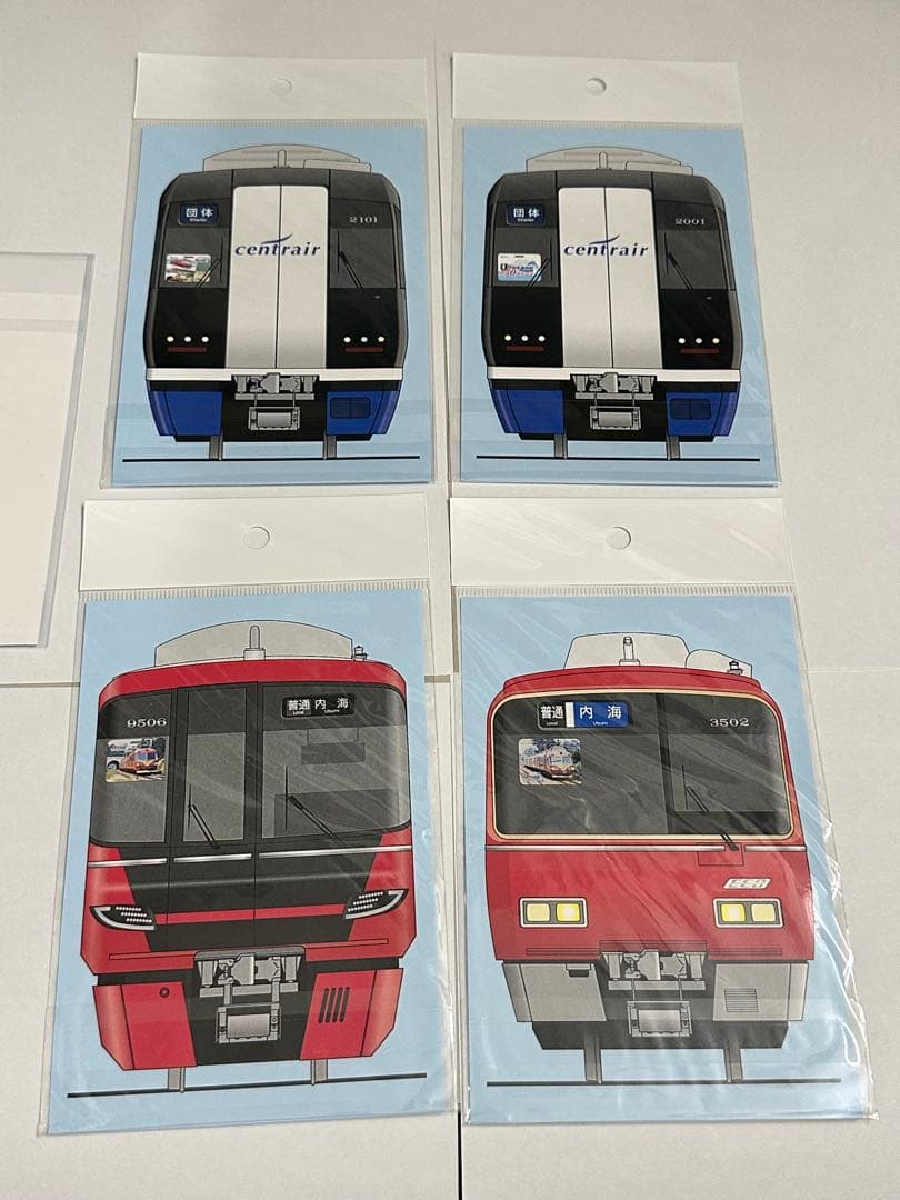 名鉄 知多奥田駅開業50周年記念トレイン 乗車者限定などのミニ系統板マグネット