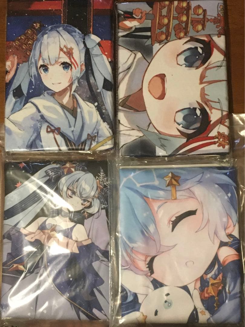 雪ミク 2017 2018 北海道限定 ブランケット 4枚セット