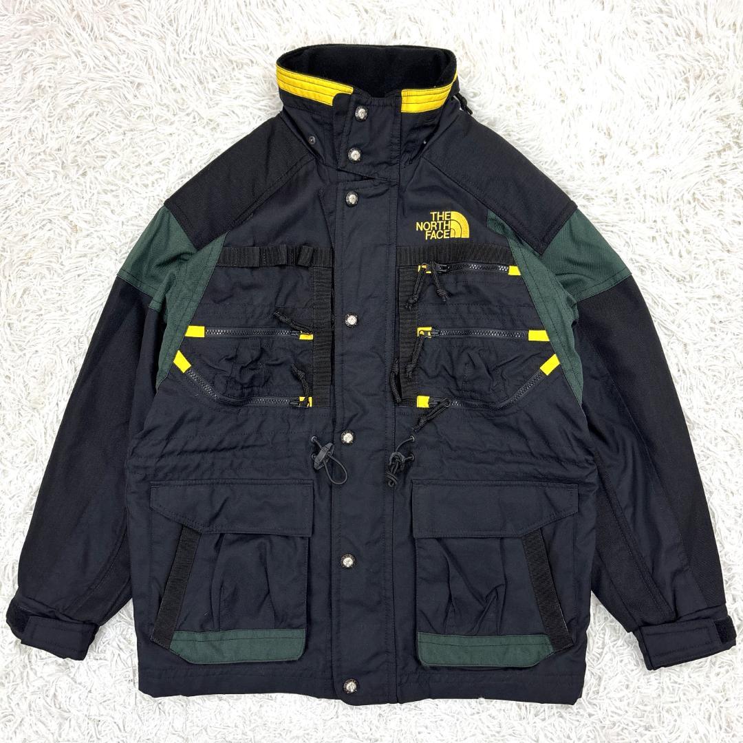 ザノースフェイス　カラーブロックデザイン　スキージャケット　ジャケットタイプ