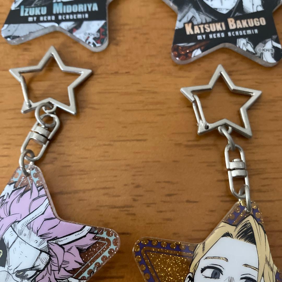 ヒロアカ 青山くんの皆きらめけラメキーホルダー 爆豪 緑谷 轟 物間 心操 切島