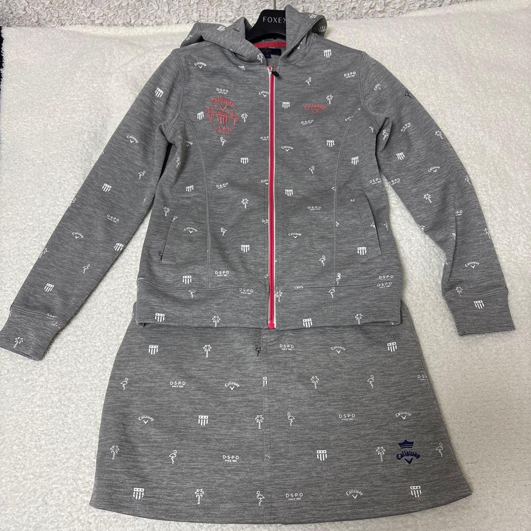 キャロウェイ　ゴルフ　グレーセットアップ　S