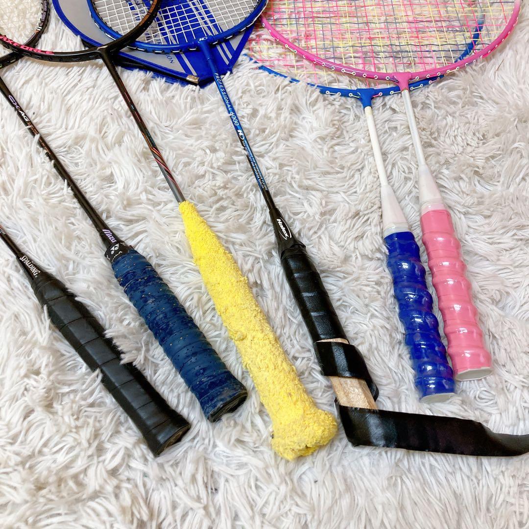 バトミントン　ラケット　まとめ売り　6本セット　axforce splding