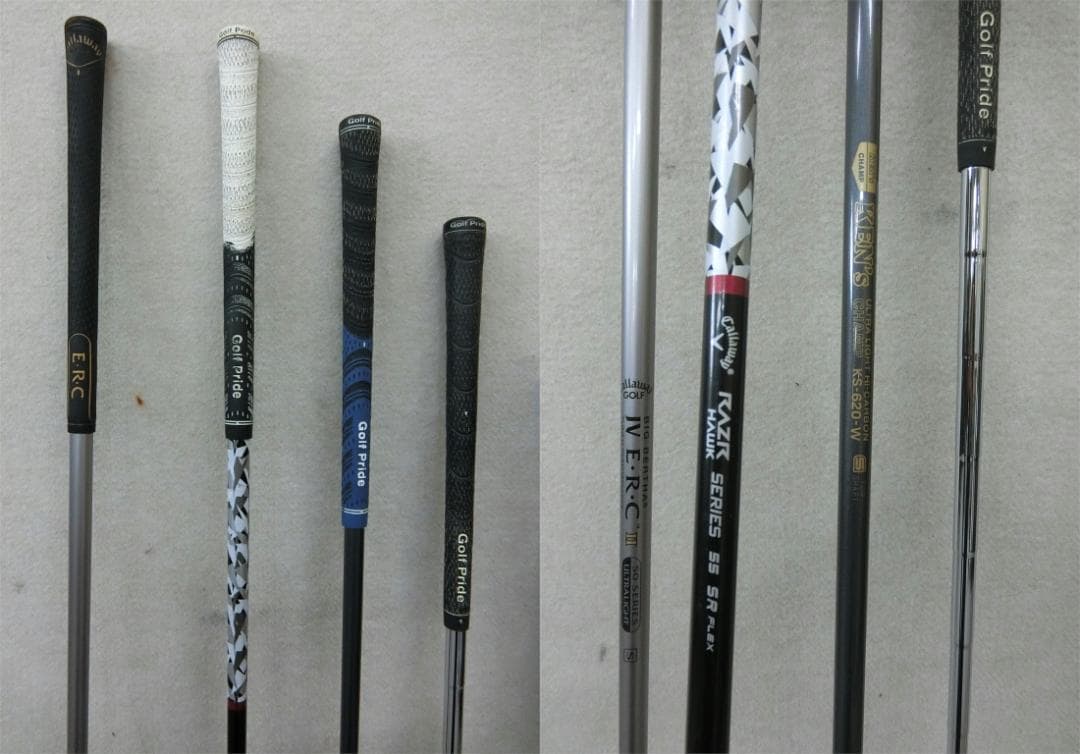 b721初心者必見 キャロウェイ 等メンズゴルフ１０本ハーフセット※Ｄｒ２本入り