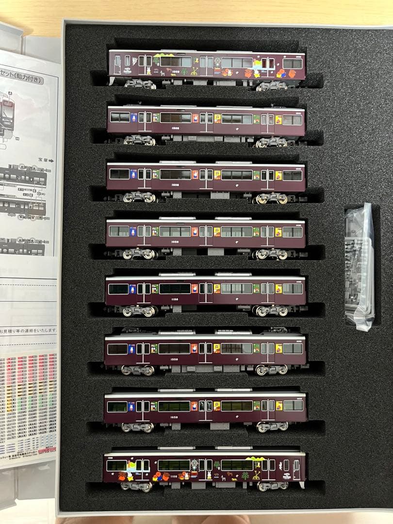 Nゲージ　阪急1000系(ミッフィー号・神戸線) 8両編成セット