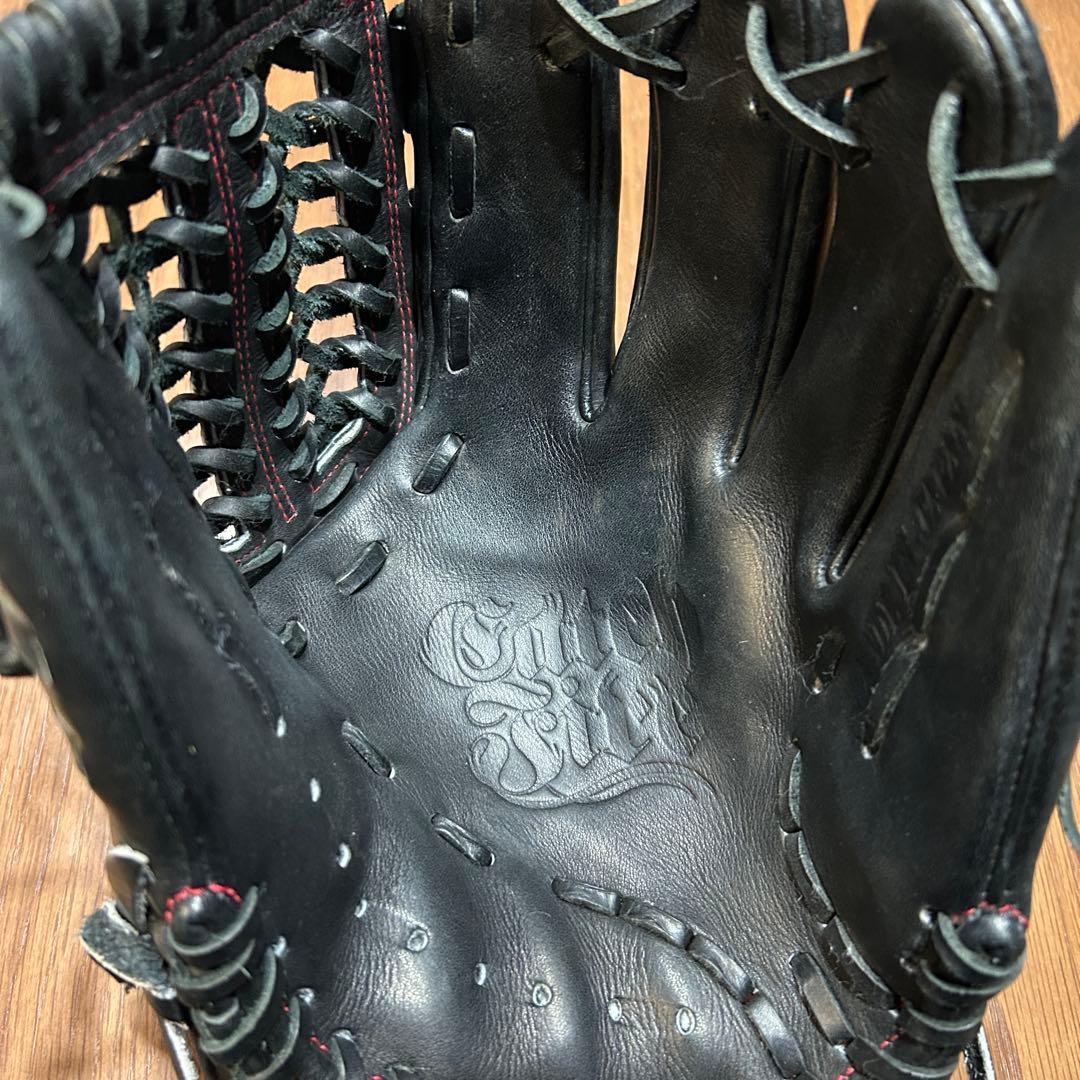 Fires 軟式野球グローブ 黒 Gilded Fire