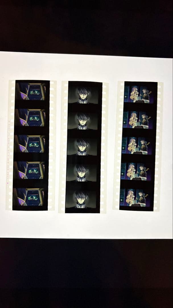 劇場版 反逆のルルーシュ　入場者特典　生コマフィルム　3枚入り