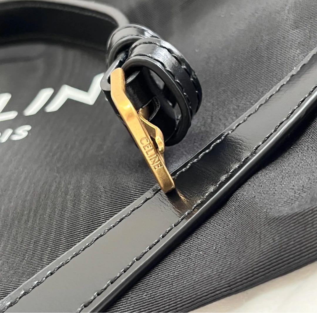 極美品✨️ブラックショルダーバッグ