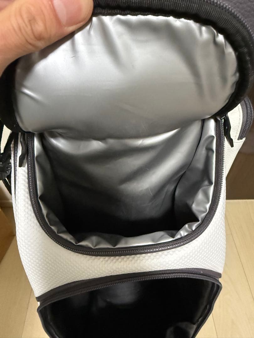 OAKLEY ゴルフ　キャディバッグ グレー/ホワイト