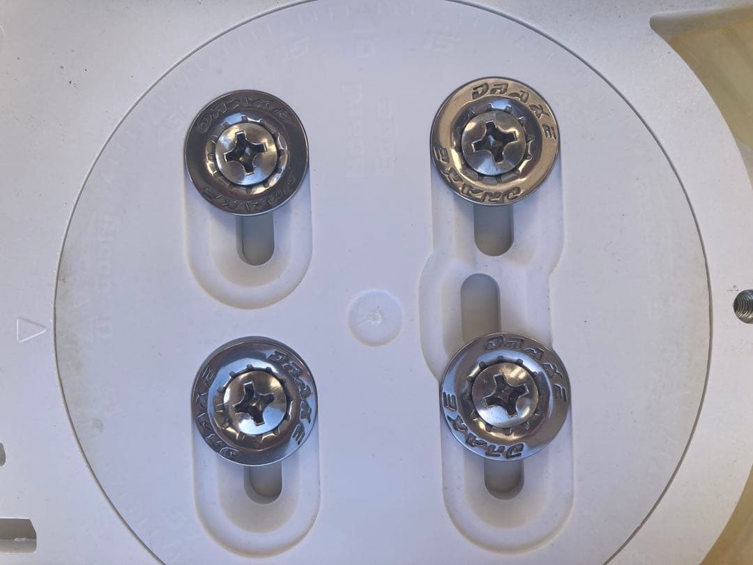 ショートスキー(ファン)スノーボード　ブーツ用SALOMON×DRAKE赤黒黄