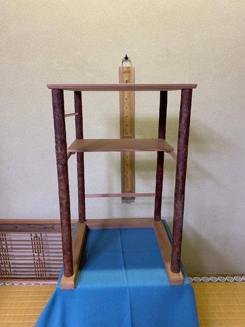 茶道具/寒雲卓　円能斎好写し　組立式