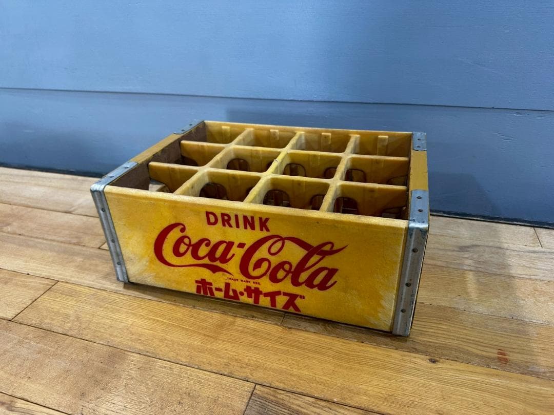 希少 CocaCola コカコーラ プラスチック木箱 ノベルティ RW174
