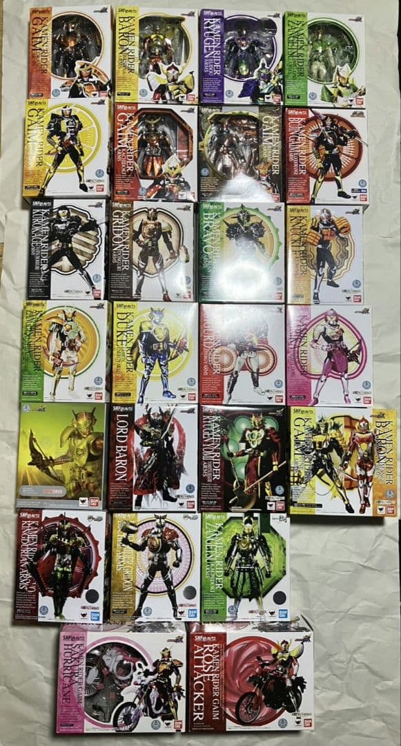 S.H.Figuarts 仮面ライダー鎧武 25種セット売り