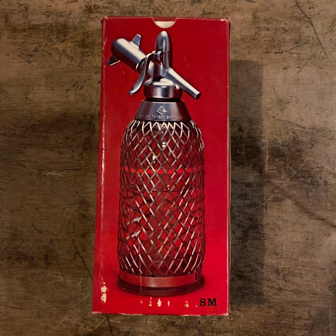 【昭和レトロ】ニッタン ソーダサイフォン 炭酸水製造器＋当時物ボンベ10本付き
