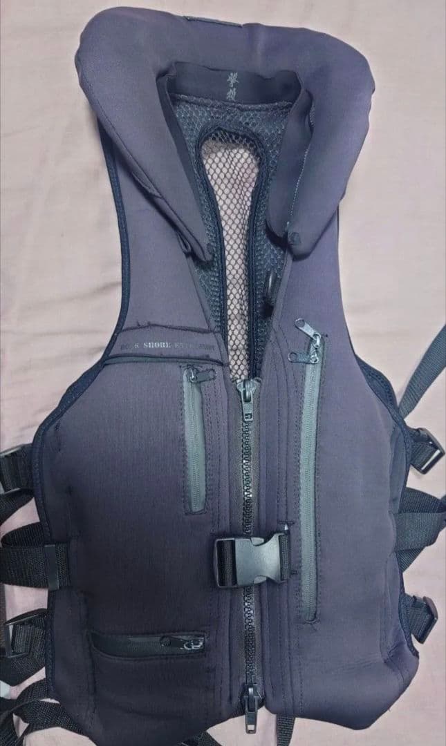 フィッシングベスト ダークブルー