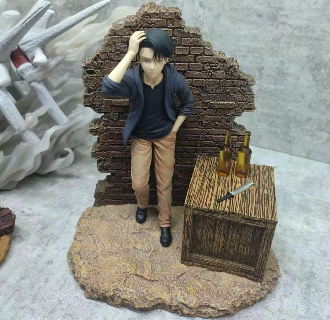 進撃の巨人 リヴァイ·アッカーマン ガレージキット ガレキ スタチュー④