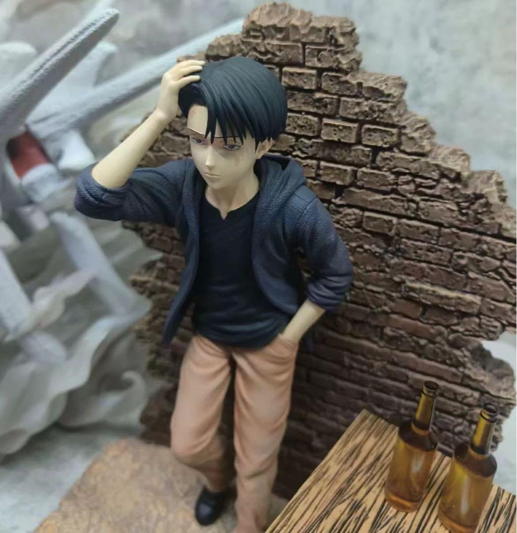 進撃の巨人 リヴァイ·アッカーマン ガレージキット ガレキ スタチュー④