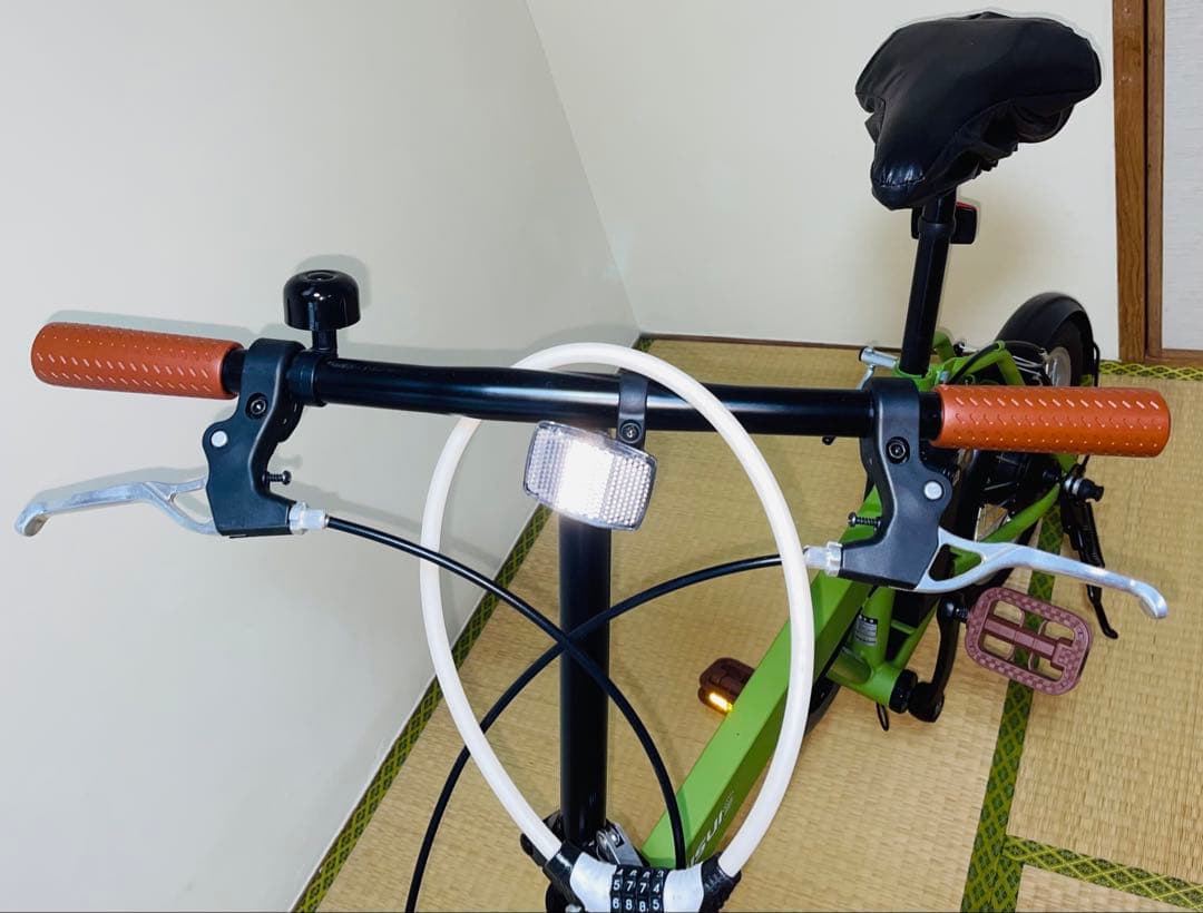 【ji ji】SUISUI 電動折りたたみ自転車 緑 16インチ