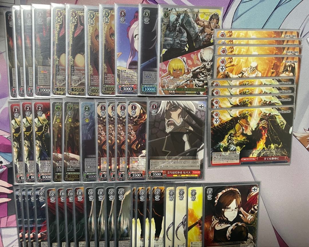 ゆ*ー様 ヴァイスシュヴァルツ　オバロ　8電源　デッキ