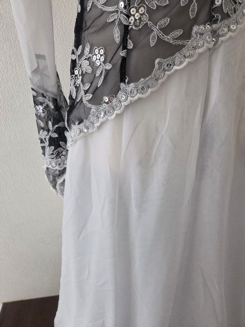 訳あり スタンダードドレス ボールルーム ホワイト 社交ダンス