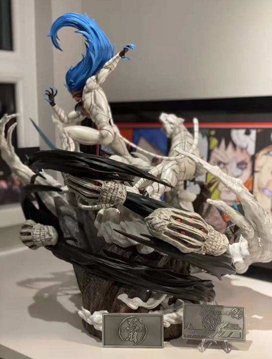 BLEACH 黒衣少年図 グリムジョー ガレージキット ガレキ スタチュー⑥