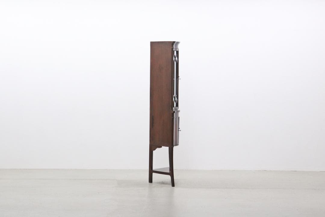 英国 イギリス ヴィンテージ マホガニー クラシカル コーナーキャビネット 収納