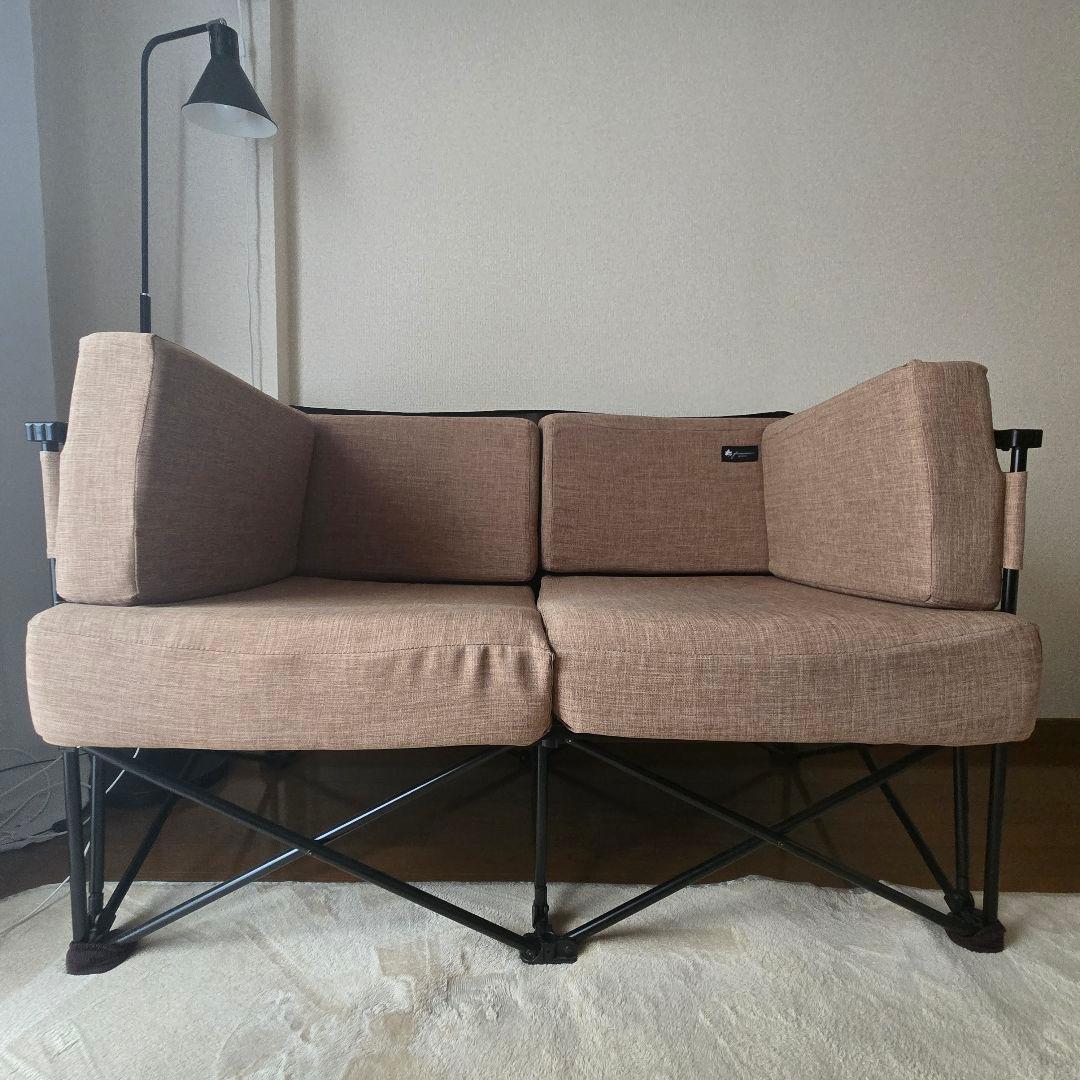 ロゴス グランベーシック グランプソファ2 クッションあり