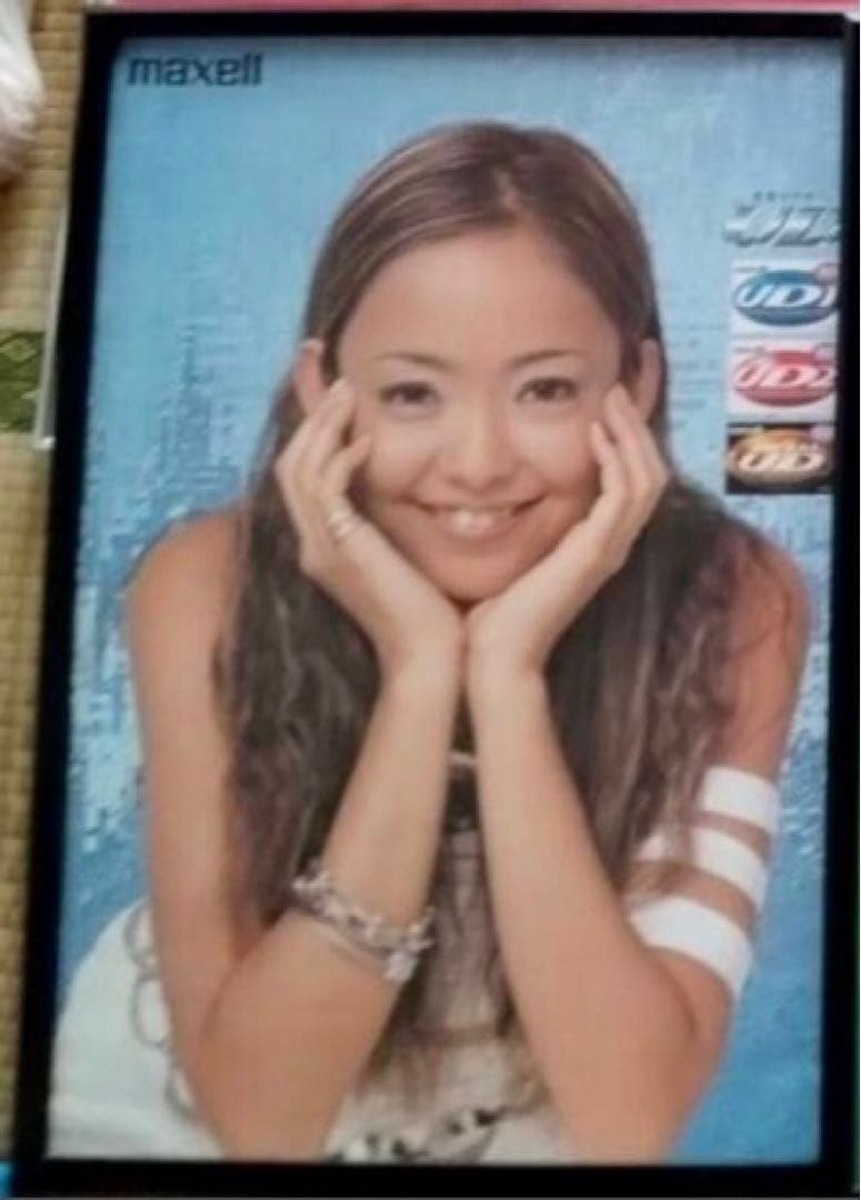 レア！安室奈美恵 ポスター maxell namie amuro 非売品 当時物