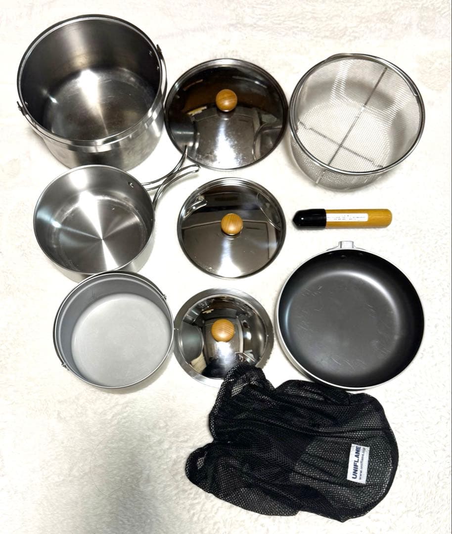 UNIFLAME fan5duo クッカーセット 収納袋付
