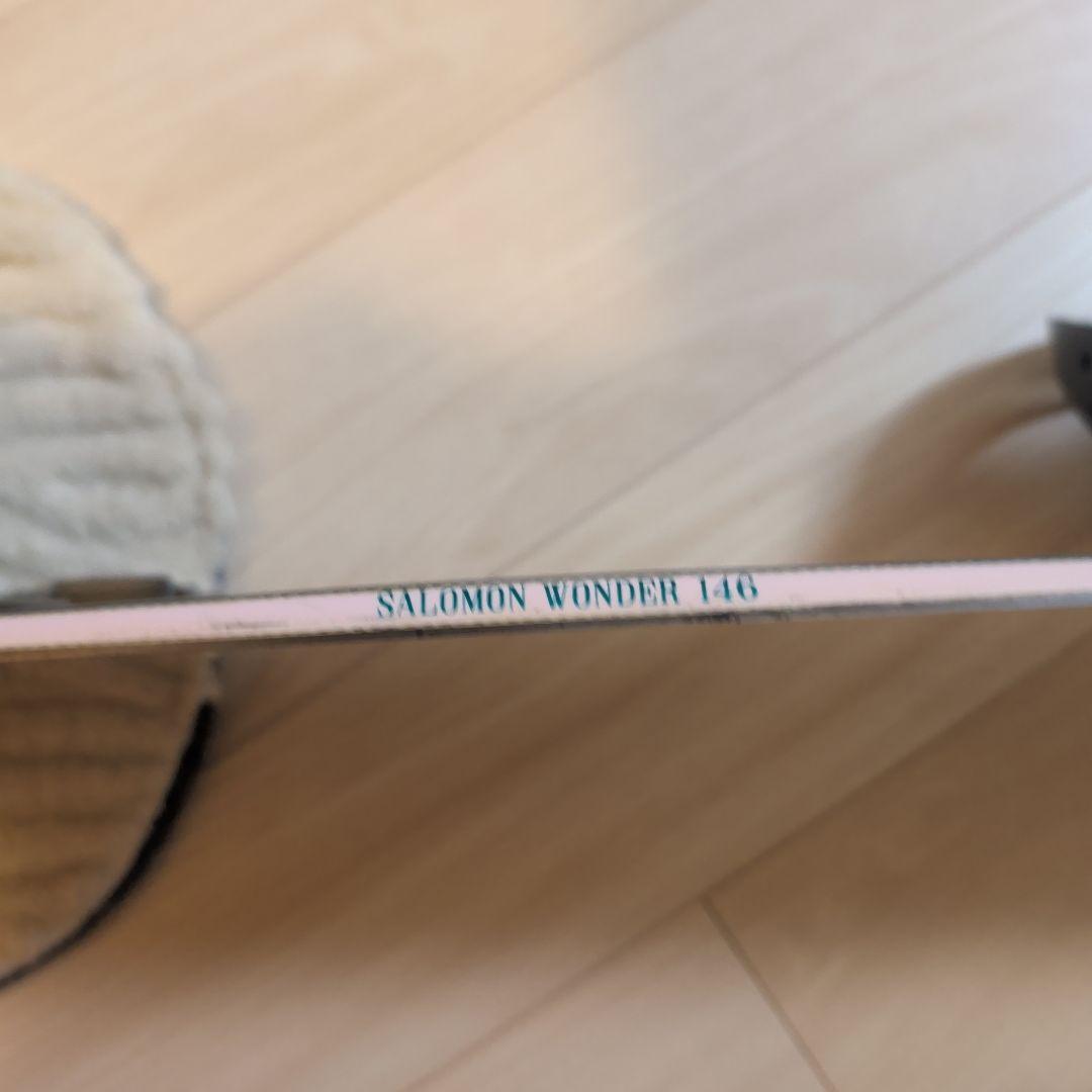 【良品】SALOMON WONDER 146cm + BURTON ビンディング