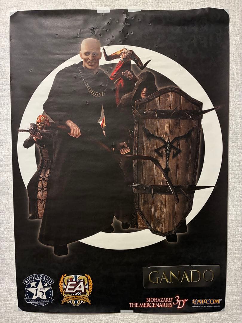 ★極希少★ バイオハザード ガナード ポスター　15周年　シューティングバーEA