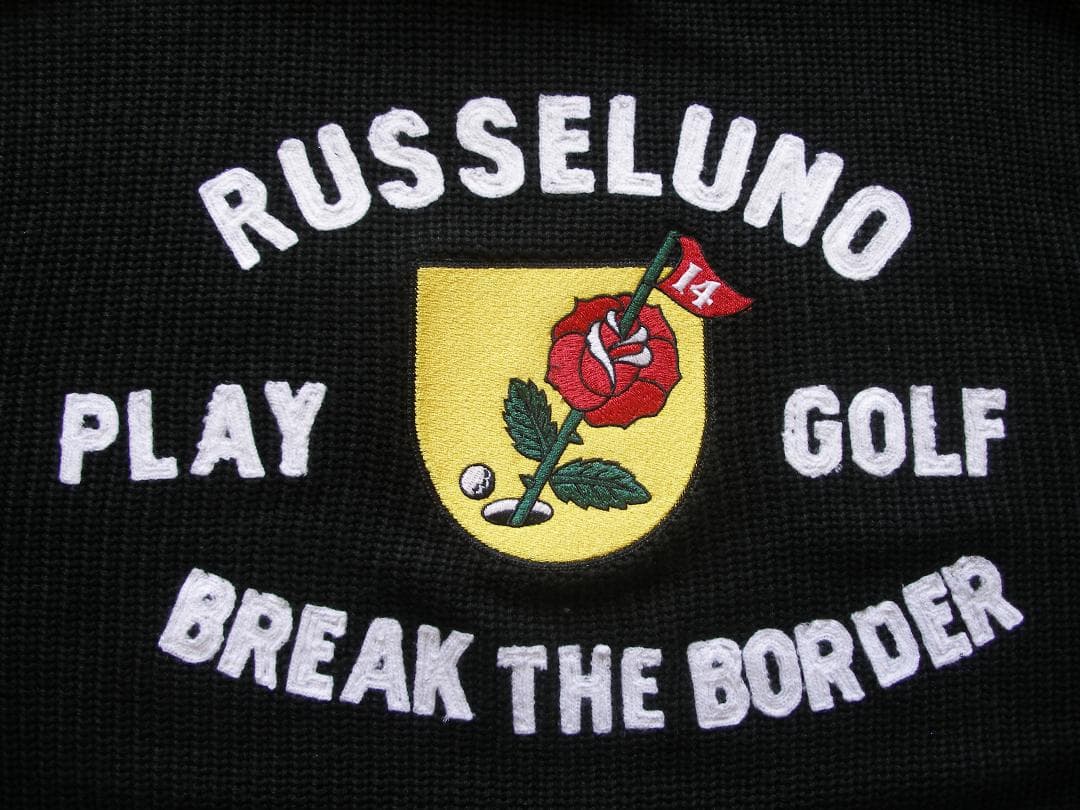 ラッセルノ BACK PIECE KNIT SWEATER サイズ5 BLK新品