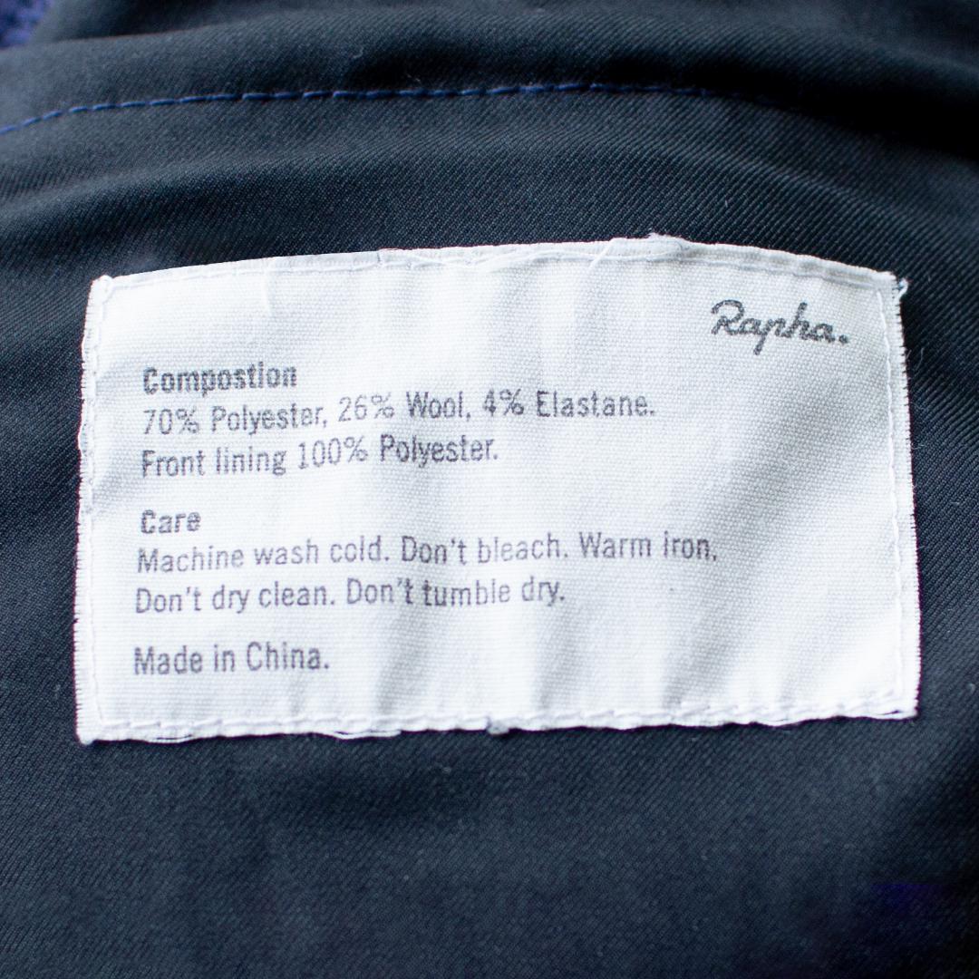 【Trek13】Rapha ラファ 長袖ジャージ冬用裏起毛 ネイビー S