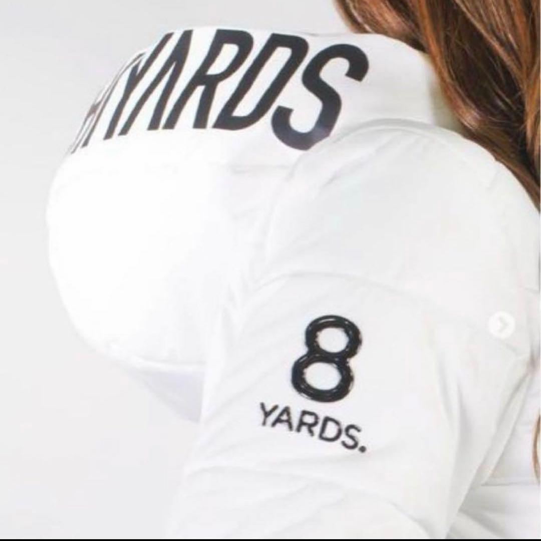 8 YARDS Women’ BIG HOODIE レディースL ホワイト美品