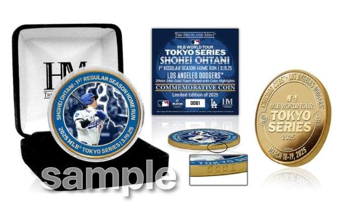 MLB 東京シリーズ 2025 ドジャース 大谷翔平 ゴールド