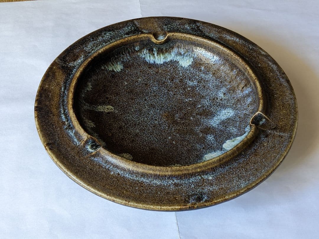 ♦民藝 益子焼 用の美 絶品！灰皿 水盤 花器 コレクション 骨董品アンティーク