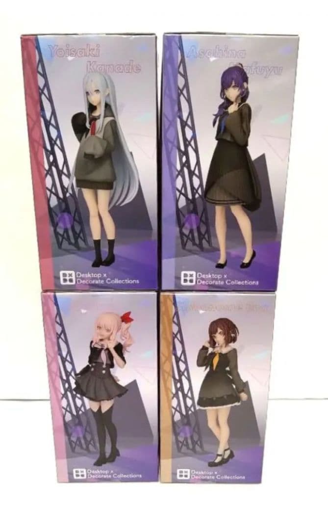 【ニーゴ】【ワンダショ】Desktop　フィギュア　計8個セット