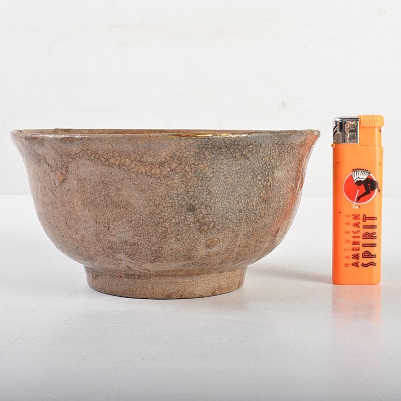 朝鮮美術　李氏朝鮮　後熊川茶碗　時代箱付　M　R7468