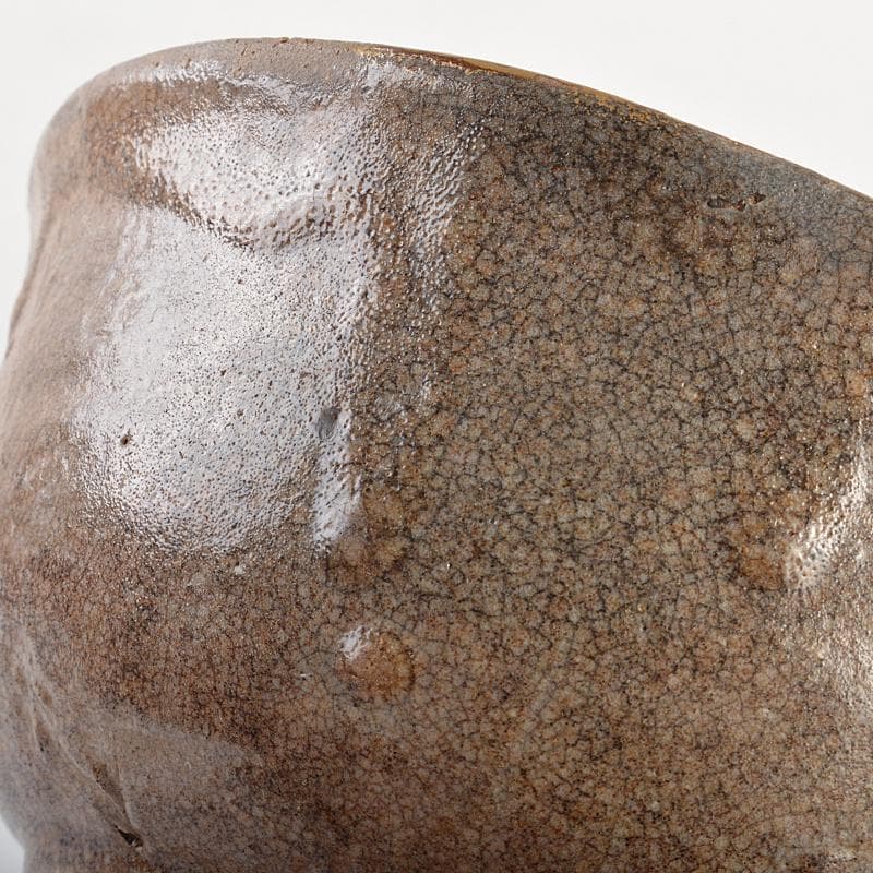 朝鮮美術　李氏朝鮮　後熊川茶碗　時代箱付　M　R7468