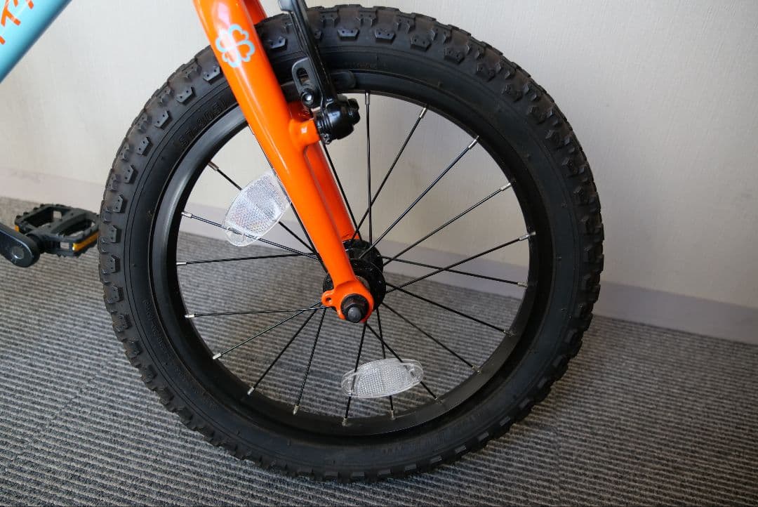 送料込 ヨツバサイクル 16インチ ラムネブルー 中古品