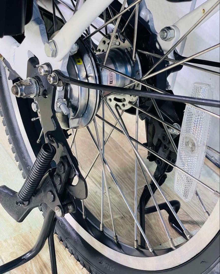 2871ヤマハ8.7アンペア3人乗り対応20インチ子供乗せ　電動アシスト自転車