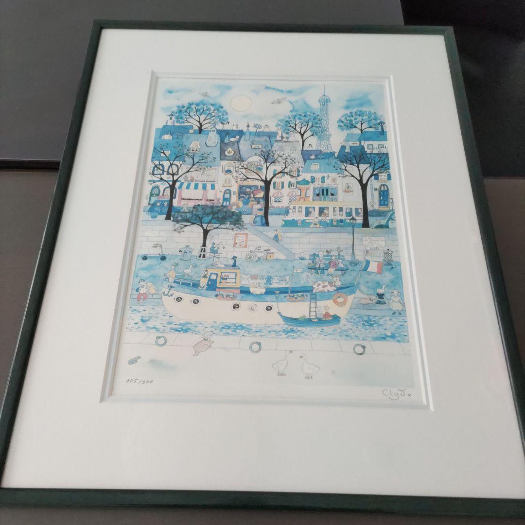 クリーブ 額装 限定版画 ☆ 直筆サイン・エディション有 ☆ちょっと大きめサイズ