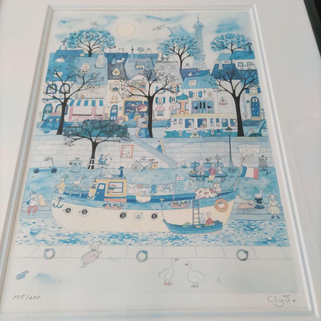 クリーブ 額装 限定版画 ☆ 直筆サイン・エディション有 ☆ちょっと大きめサイズ