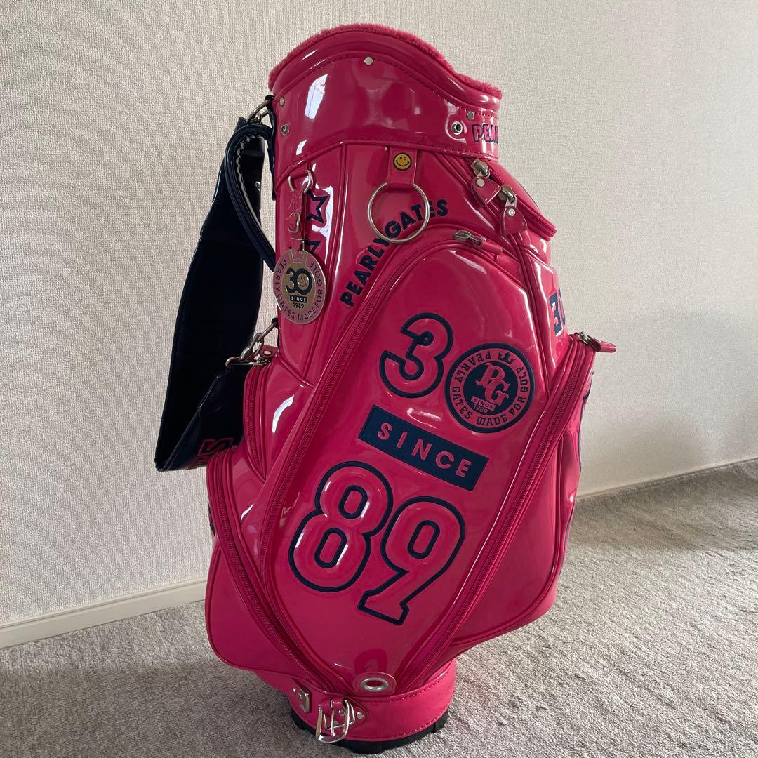 PEARLY GATES ピンクキャディバッグ 30周年記念