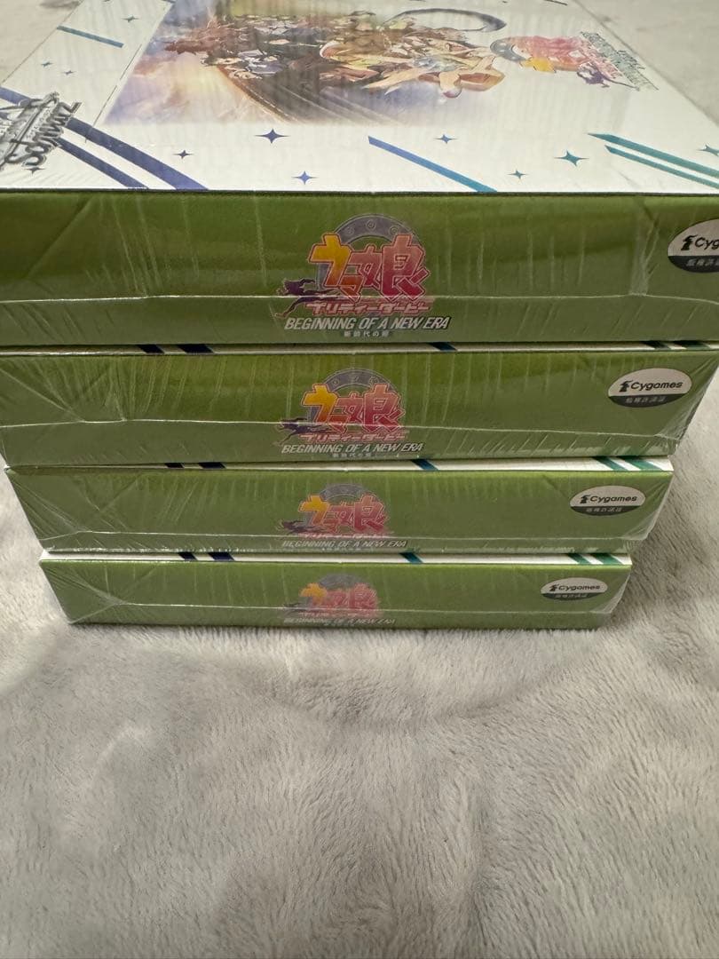 ヴァイスシュヴァルツ ウマ娘　新時代の扉　未開封4box シュリンク付き　4箱